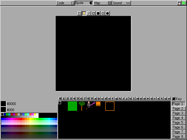 Sprite Editor screenshot